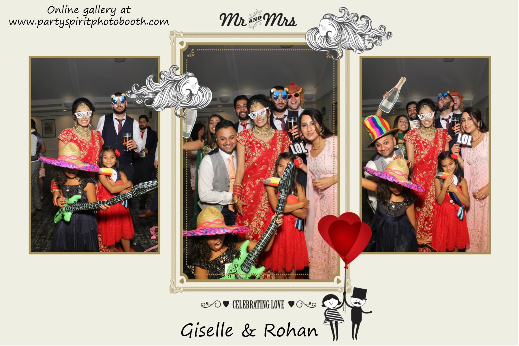 Giselle and Rohan's Wedding | View more photos from the event at gallery.partyspiritphotobooth.com/u/PartySpiritPhotoBooth/Giselle-and-Rohans-Wedding